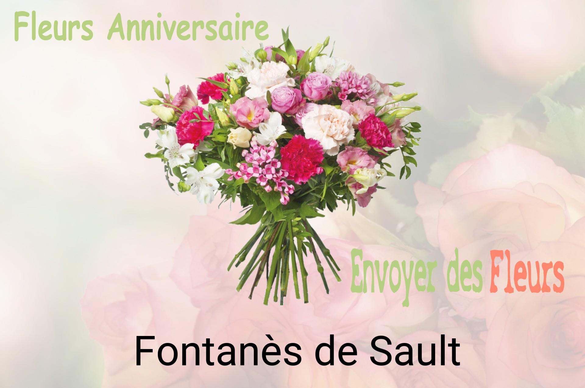 Bouquet de fleurs d’anniversaire livré à Fontanès-de-Sault