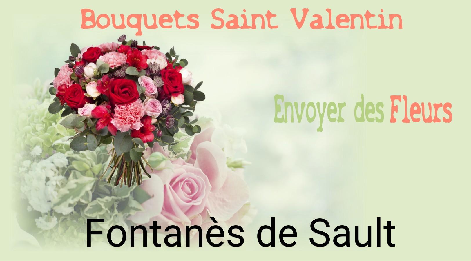 Roses de Saint-Valentin livrées à Fontanès-de-Sault